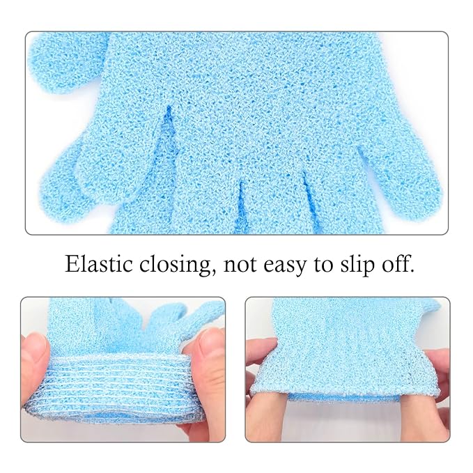 BlingKingdom 1 Pair Bath Gloves - Image 5