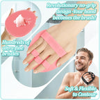 Silicone Body Scrubber 4PCS, 360° Anti-Slip & Enlarged Exfoliating Bath Glove - Image 5