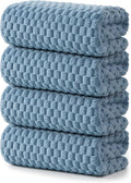 REDKISS 4 Pack Blue Microfiber Bath Towels by REDKISSOnline
