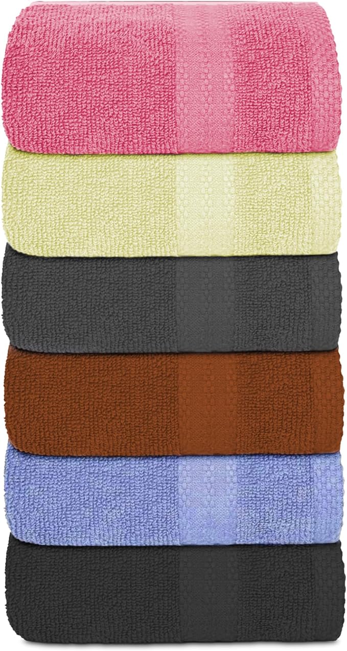 QUBA LINEN 100% Cotton Hand Towel Set – Soft, Absorbent Towels by QUBA+LINEN