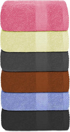 QUBA LINEN 100% Cotton Hand Towel Set – Soft, Absorbent Towels by QUBA+LINEN