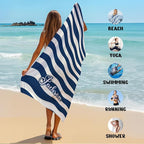 JML Custom Beach Towel with Name, Personalized Microfiber Beach Towel with Name - Image 6