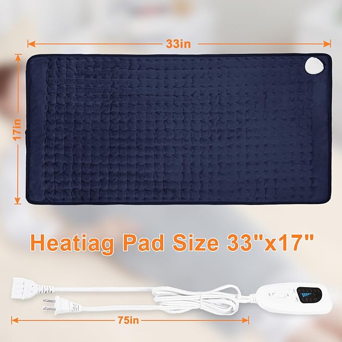 Deepsoon Heating Pad, Electric Heating Pads - Image 8