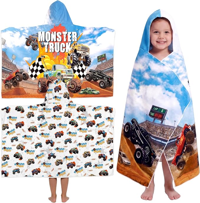 Peryiter 2 Pcs Truck Beach Towel Quick Dry Towels Swimming Bath Shower Pool by Peryiter