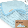 6-Pack Baby Washcloths – Soft Absorbent Viscose from Bamboo Washcloths by KeaBabies