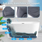 Poemland Full Body Bath Pillow for Tub-Extra Thick Bathtub Pillow - Image 3