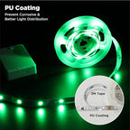 BestLuz Battery Powered LED Strip Lights 2X 3.33ft Flexible Green Light Strip - Image 5