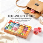 8 Packs Fruit Flavor Mini Lip Balm Set, 8 Pack Fruit Lip Balm - Image 5