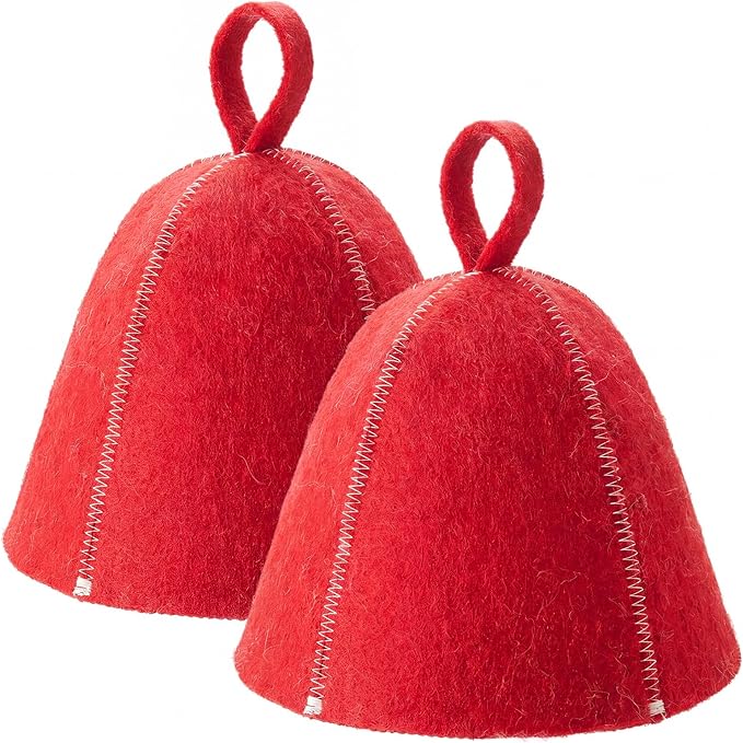 JaGely Sauna Hat for Men Women Sauna Hat Vaporarium Cap Russian Banya Cap for by JaGely
