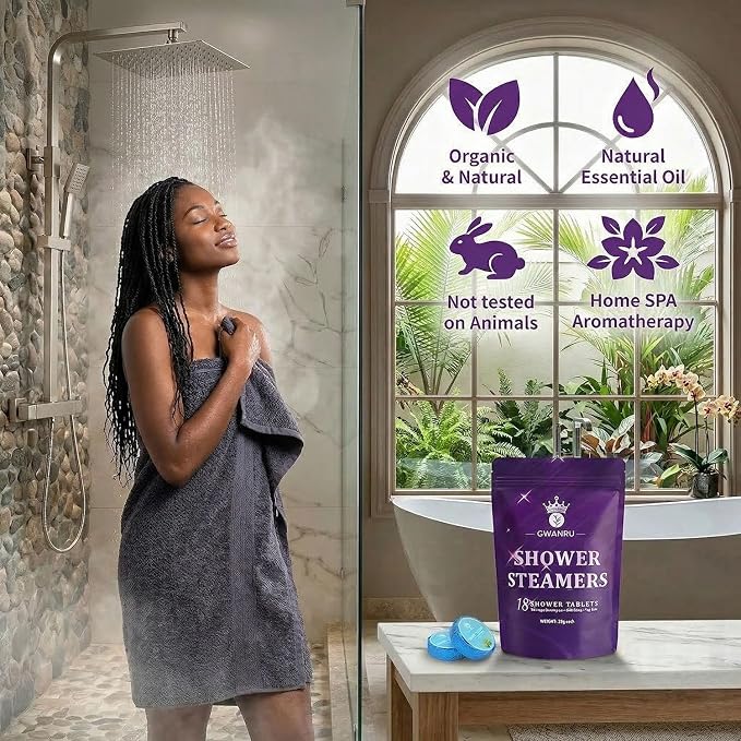 Shower Steamers Aromatherapy 18 Pack, Shower Bombs Gift Set - Image 4