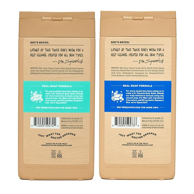 Dr. Squatch Natural Men's Body Wash Shower Gel - Image 2