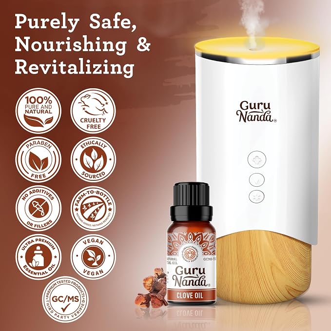 GuruNanda Clove Essential Oil, 100% Pure, Natural and Undiluted Aromatherapy Oil - Image 6