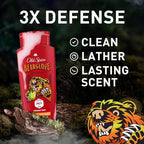 Old Spice Cleansing Body Wash for Men, 3X Defense, 24/7 Shower Fresh - Image 2