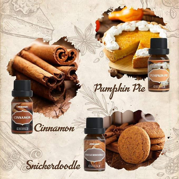 Autumn Spice Essential Oils Set, ARVIDSSON Fall Essential Oil - Image 3