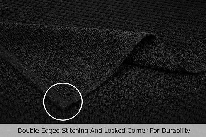COTTON CRAFT Hooded Bath Towel – Oversized 35 x 70 Waffle Weave Towel - Image 4