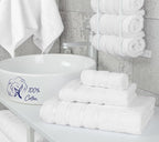 American Soft Linen Premium 3 Piece Towel Set, 1 Bath Towel 1 Hand Towel 1 - Image 2