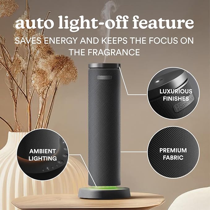 Homedics SereneScent Waterless Essential Oil Diffuser, Cordless Rechargeable - Image 3