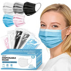 NNPCBT 5 Color Disposable Face Masks 50pcs, Individually Wrapped Masks by NNPCBT