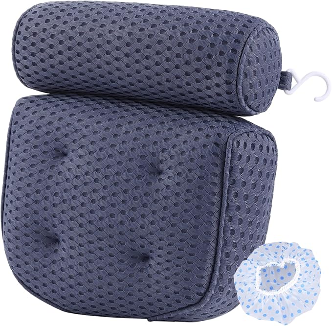 AEROiVi Luxury Bath Pillows for Tub，Bath Pillow Bathtub Pillows for Head and - Image 8