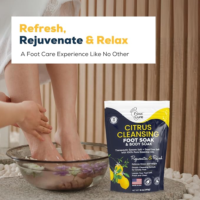 FOOT CURE Tea Tree & Citrus Foot Soak - Image 6