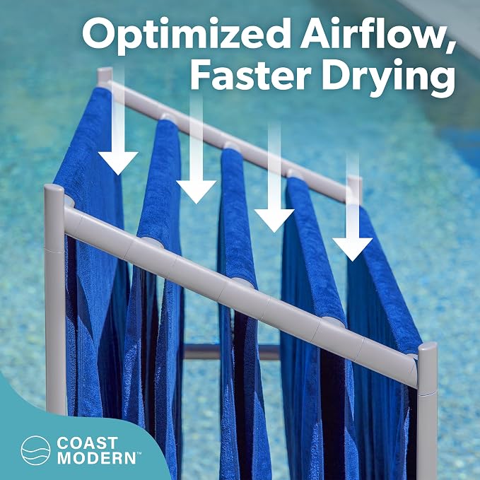 Coast Modern Pool Towel Rack – Choose Your Color - Image 5