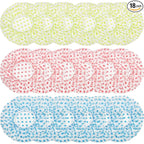 18Pcs Plastic Shower Caps for Women Reusable Waterproof Bath Caps Bathing Hair by ZGQHZR