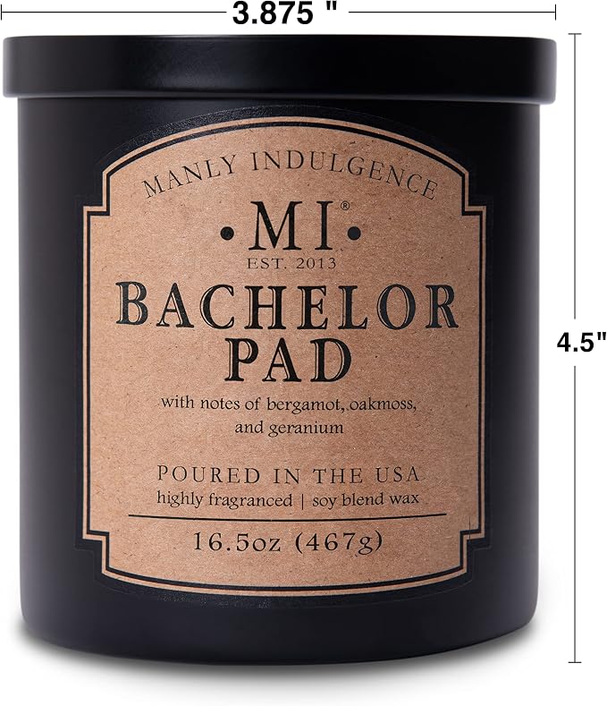 Manly Indulgence Bachelor Pad Scented Candles - Image 4
