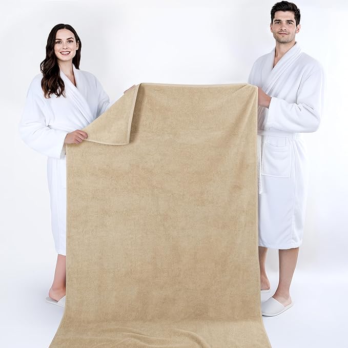 Cotton Paradise 100% Cotton 40x80 Oversized Bath Sheet, Extra Large Turkish - Image 5