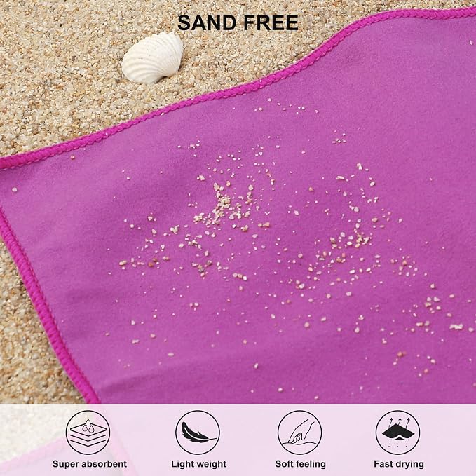 Rainleaf Microfiber Towel Perfect Travel & Gym & Camping Towel. Quick Dry - Image 5