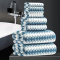 8 Piece Bathroom Towel Set |2 Oversized Bath Towels, 2 Hand Towels, 4 by MAGGEA