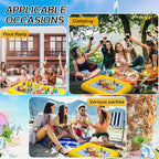 Leitee 4 Pcs Inflatable Ice Serving Bars Buffet Serving Tray Drink Cooler - Image 4