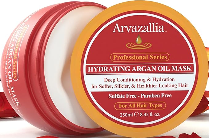 Arvazallia Hydrating Argan Oil Hair Mask and Deep Conditioner - Image 2