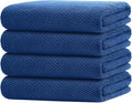 HOMEXCEL Bath Towel Set Pack of 4, 30 x 60 Inches Large Microfiber Bath Towels by HOMEXCEL