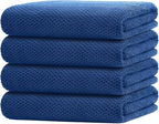 HOMEXCEL Bath Towel Set Pack of 4, 30 x 60 Inches Large Microfiber Bath Towels by HOMEXCEL