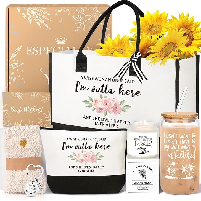 iAOVUEBY Retirement Gifts for Woman 2026, Best Cool Retirement Gifts for Women by iAOVUEBY
