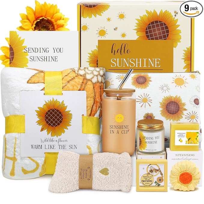 Mothers Day Gifts for Mom Wife Grandma, Sending Sunshine Self Care Get Well by Wasocol