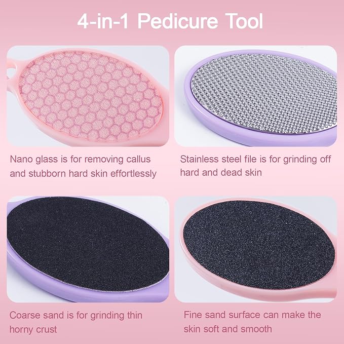 4-in-1 Nano Glass Foot Callus Remover, Professional Foot File, Durable Foot - Image 4