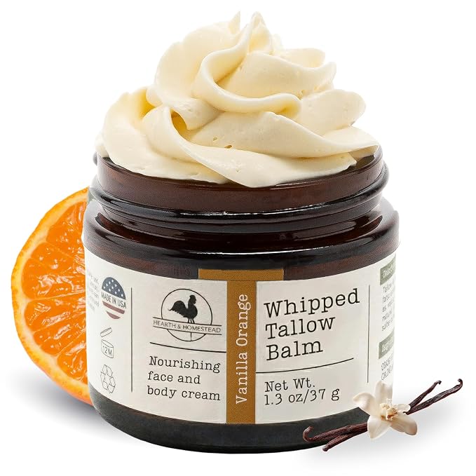 Hearth and Homestead: Handmade Whipped Tallow Balm by HearthHomestead