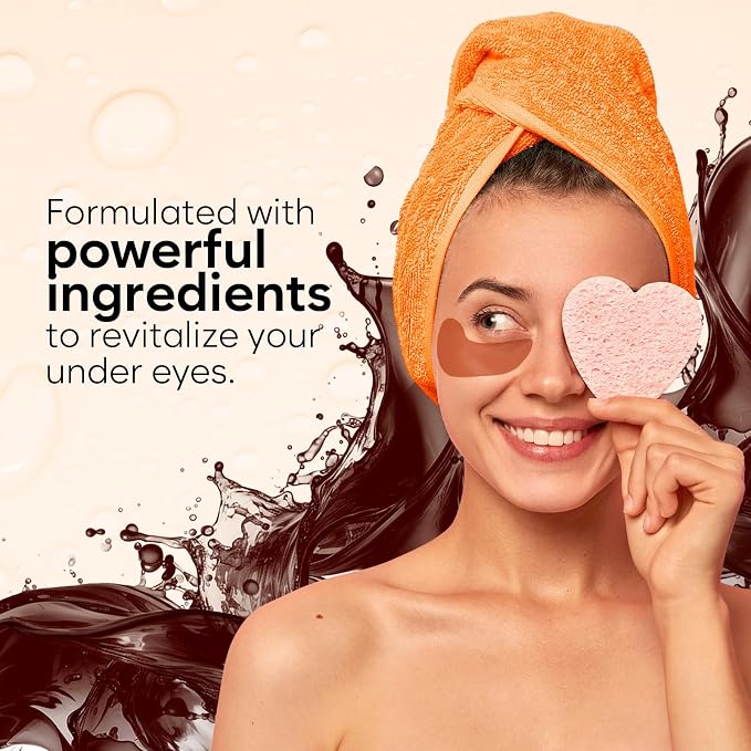 BLOOMORA Caffeine Under Eye Patches, Under Eye Mask - Image 5