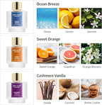 Airkeep Reed Diffuser Set of 3, Ocean Breeze Sweet Orange Cashmere Vanilla Oil - Image 2