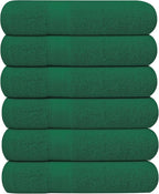 KAHAF COLLECTION 6 Pack Bath Towels Set 100% Ring Spun Cotton, Lightweight by KAHAF+COLLECTION