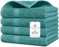 100% Cotton Hand Towel Set of 4, Sustainable, Highly Absorbent, Quick Drying by VillaCelestia