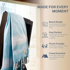Cotton Turkish Beach Towel - Image 2