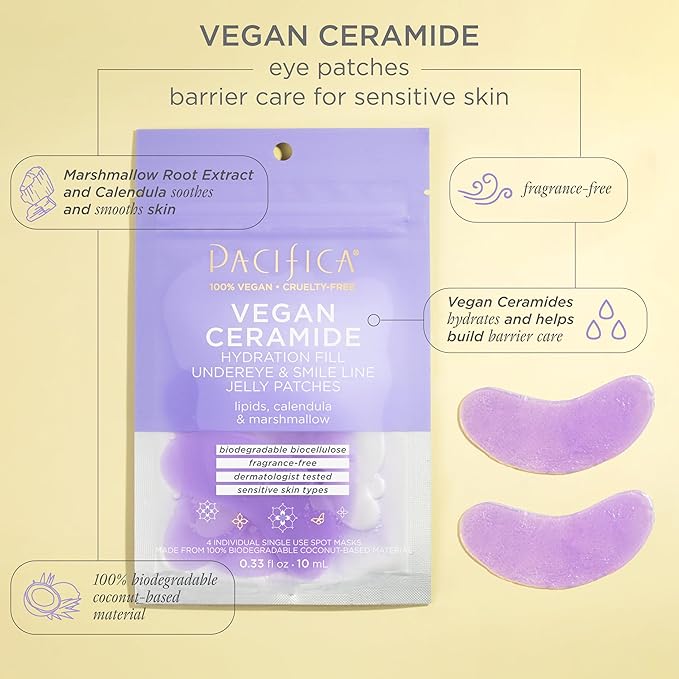 Pacifica Undereye Mask Vegan Ceramide Hydrating Jelly Eye Patches - Image 3