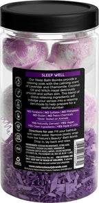 Nature’s Beauty Lavender Chamomile Sleep Bath Bomb Gift Set - Image 7