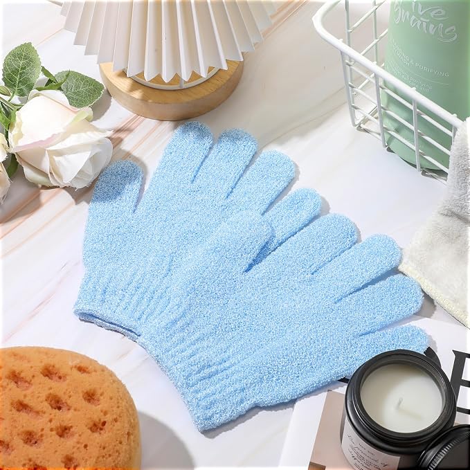 Ramede 30 Pair Exfoliating Glove Double Sided Exfoliating Bath Gloves Pack - Image 4