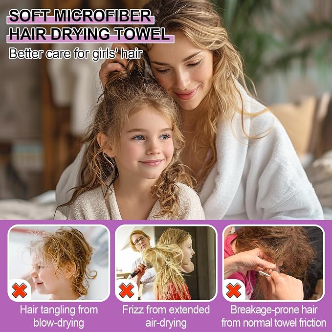MADHOLLY Fast Drying Microfiber Hair Towel - Image 3