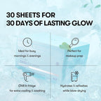 VT COSMETICS Cryo Ice Cool Mask, 30 Sheets, Cooling & De-Puffing Daily Sheet - Image 5