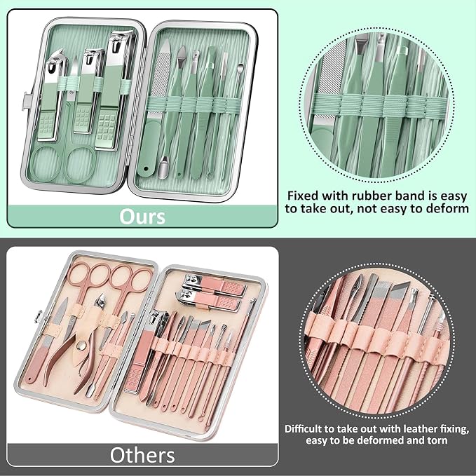 BLESWIN 10-Piece Nail Clipper Manicure Set, Professional Small Nail Care Kit - Image 5