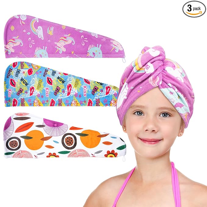 ELLEWIN Microfiber Hair Drying Towels by ELLEWIN